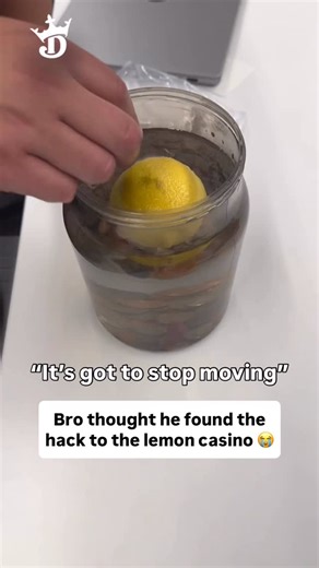 DraftKings Casino on Instagram: "He really thought he found the hack to the lemon casino 😭"