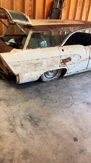 Overview of a Classic 1958 Buick in Garage
