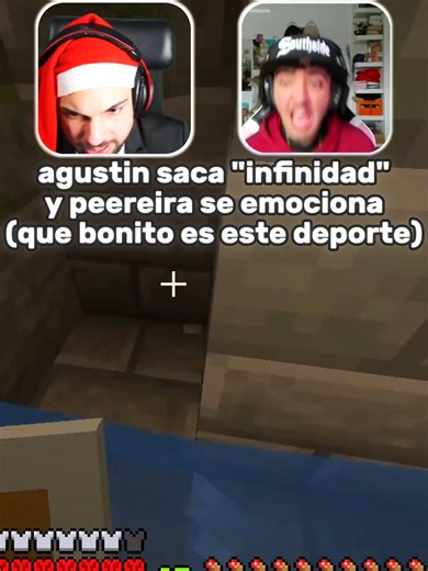 Celebrando como nunca en Minecraft: Peereira7 y Agustin51