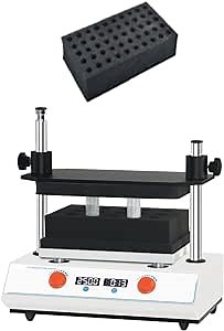 Vortex Mixer Rocker Lab Multi-Tube Multi-Tube Vortexer Testing Instrument with Test Tube Rack T9 50*Φ 9mm Speed Range 500 to 2500rpm Amplitude 4mm