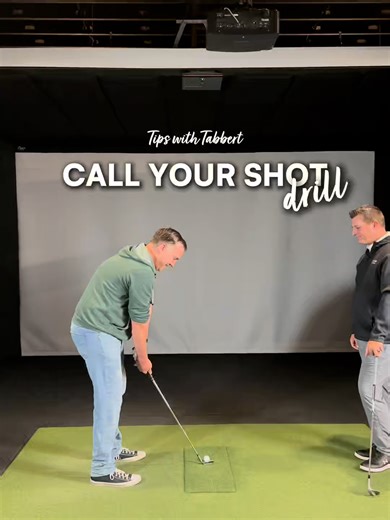 PGA Pro approved: Call Your Shot Drill ⛳ #simgolf #indoorgolf #simulatorgolf #golftiktok #golfsimulator #golf