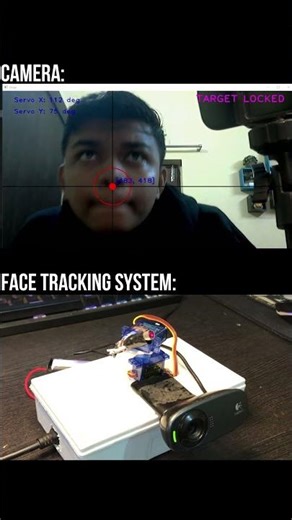Face Tracking System #diy #robotics #python #arduino #facetracking #technology #scicraft