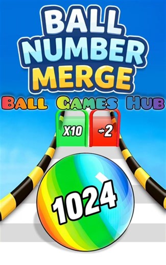 2048 Ball Number Merge | Perfect Combos & Smooth Upgrades #shorts
