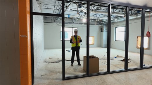 Take a look at the progress being made at the Comstock STEM Academy construction site — filmed January 14. | Comstock STEM Academy