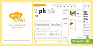 'ph' saying /f/ Level 5 Week 19 Workbook