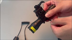 UniqueFire 501F Vcsel 940nm IR Illuminator Flashlight Lights for Night Vision Zoomable Infrared Flashlight Illuminator with Dual Control Remote Pressure Switch