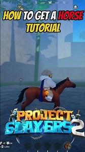 HOW TO GET HORSES IN PROJECT SLAYER 2 #roblox #demonslayer