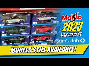 2023 Maisto 1/18 Scale available at SAM'S CLUB!