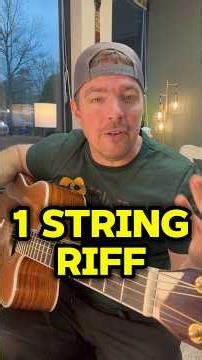 1 String Guitar Riff for Beginners