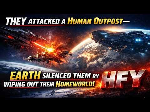 They Attacked A Human Outpost—Earth Silenced Them By Wiping Out Their Homeworld! |HFY| SCI FI