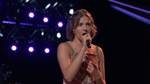 Simone Marijic brought some Olivia Rodrigo magic to the stage with "favorite crime." | The Voice
