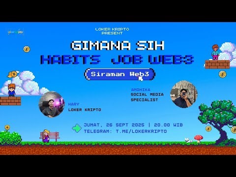 Loker Kripto Web3 AMA season 4 with Adhika SMM & CM