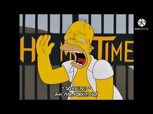 Homer Simpson is crying