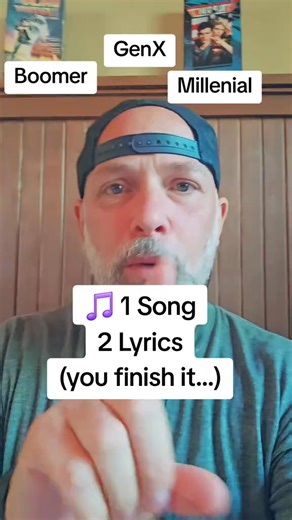 🎵 1 Song 2 Lyrics (you finish it...) #boomer #generationx #genx #songchallenge #millenial | GEN X