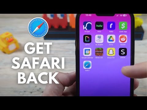 How To Get Safari App Back On iPhone