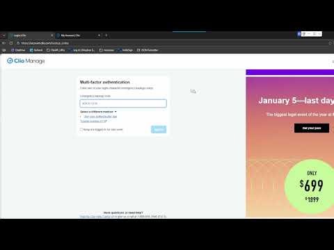 Using Clio Recovery Codes