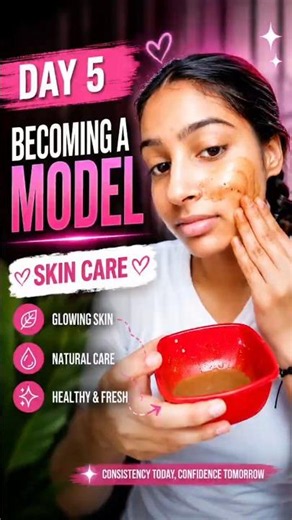 day 5 becoming a model tanning remove applying one time!!!❤️✨#skincare #shortvideo