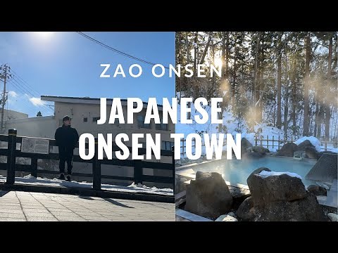 Exploring Japanese Hot Spring Town | Zao Onsen