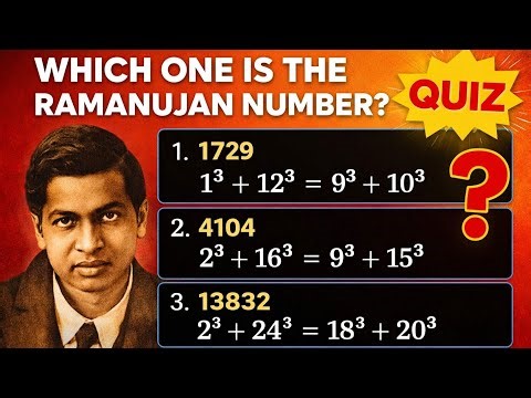 Ramanujan Number? | Maths का अद्भुत रहस्य |