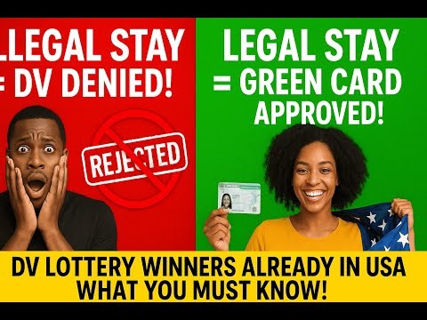 🇺🇸 DV Lottery Winners Already in the U.S.? Don’t Make This BIG Mistake!