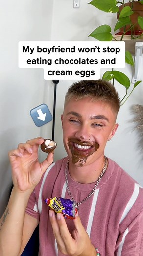 Healthy Prank: Chocolate Egg Trick on Boyfriend | Funny Reaction