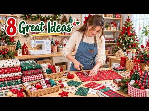 🎄 8 Great Christmas Sewing Ideas You’ll Want to Make! | Easy Holiday DIYs