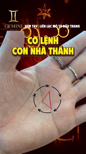 Command flag. Child of the Saint. Palm reading. Zalo: 0903 790 765 #coutgemini