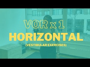 VORx1 Horizontal - Vestibular Physical Therapy Exercise