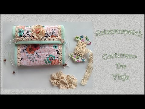 Cómo hacer un Costurero de Viaje en Tela Tutorial Paso a Paso