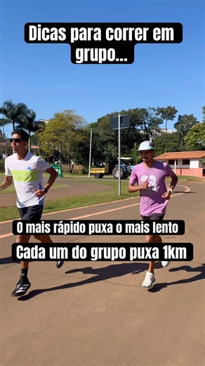 Use isso para correr em grupo #runner #running #corrida