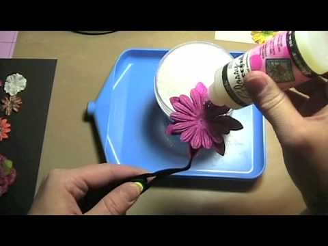 How to make Simple Sugared Flowers w/ Diamond Dust