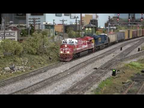 A Day Out On The High Iron | Freight and Passenger Trains in HO Scale