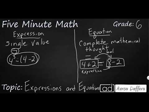 6th Grade Math Expressions and Equations