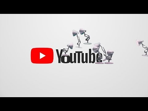 Seven Luxo Lamps Spoof New Youtube Logo