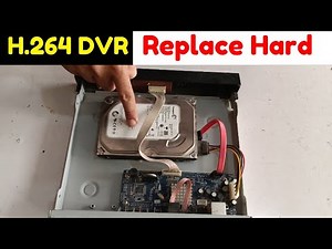 How To Solve Dvr Hard Disk Issue - No HDD Detected - Replace Hard Disk - technicalth1nker