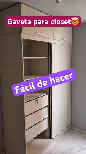 Cómo hacer una gaveta fácil y sencillo🤯 #asmr #roomdecor #gavetas #woodworking