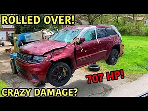 Rebuilding A Wrecked 2018 Jeep Trackhawk!!!