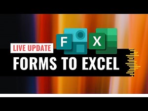 Microsoft Forms to Excel - live update | ‪@efficiency365‬