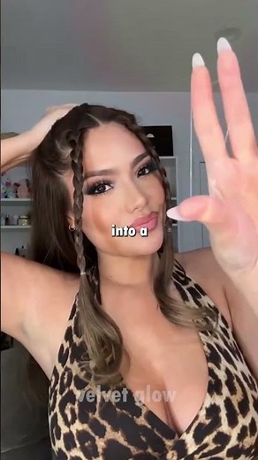 🎀 Easy Braided Ponytail Hairstyle Step by Step Tutorial