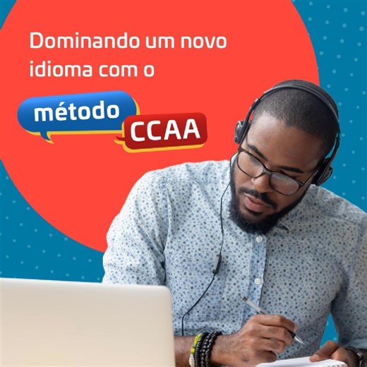 Desenvolva sua fluência no inglês e espanhol desde o início, explorando textos cativantes e aprimorando sua gramática com exercícios envolventes. Nas nossas salas de aula, além de trabalharmos essas habilidades, você também solta sua voz e treina sua compreensão auditiva. No CCAA, aprender um novo idioma se transforma em uma MEGAEXPERIÊNCIA! 🚀🌍 #metodoccaa #ccaa #vivaaexperienciaccaa | CCAA
