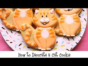 How to Decorate a Cat Cookie