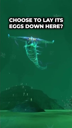 Why Ghost Leviathans Lay Their Eggs In The Lost River In Subnautica? #shorts #subnautica