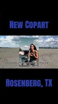 New Copart location in Rosenberg, TX