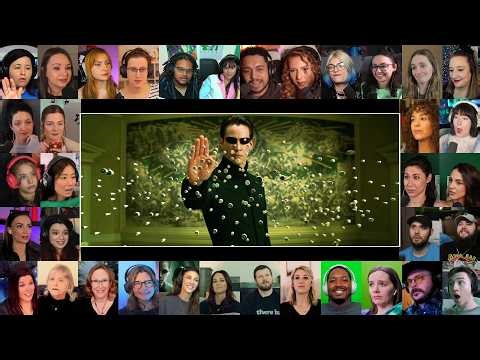 Neo vs. Merovingian - Neo stops bullets - The Matrix Reloaded (2003) - Reaction Mashup