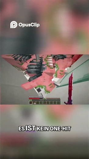 Spannender Kampf mit OP Schwert! #shorts #shortvideo #minecraft #minecraftshorts #funny #foryou