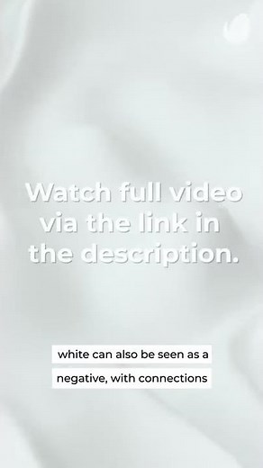 White is the absence of color #envatoelements Color Psychology