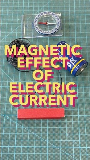 Magnetic effect of electric current