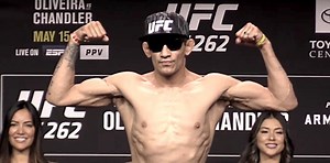 UFC 262 ceremonial weigh-in video