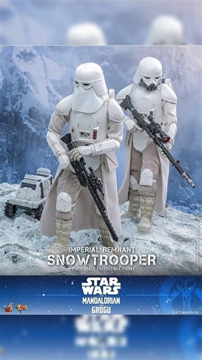 New Hot Toys Star Wars Remnant Snowtrooper from the Mandalorian and Grogu Preview!