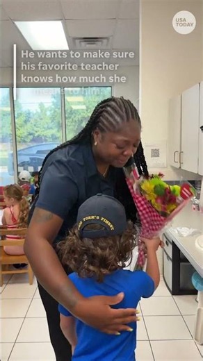 A 4-year-old's daycare goodbye leaves his teacher in tears
